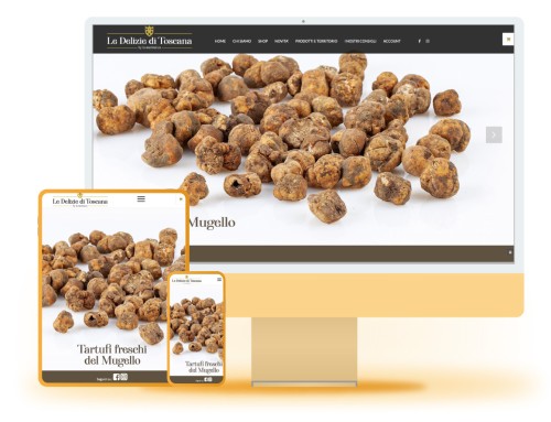 BRAND IDENTITY E SITO WEB E-COMMERCE – Le delizie di Toscana